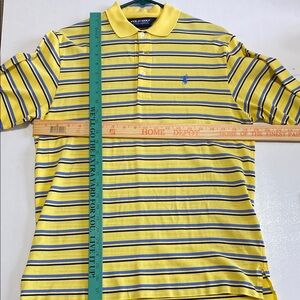Polo by Ralph Lauren Yellow Striped Men's Shirt